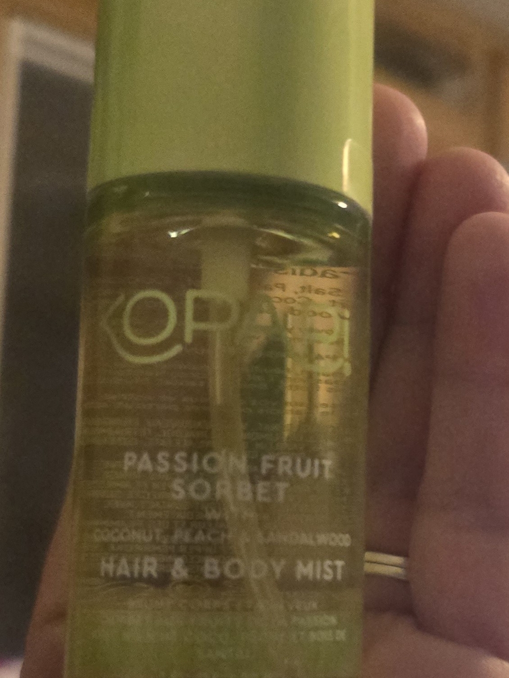 Kopari Passion Fruit Sorbet Hair & Body Mist 30ml